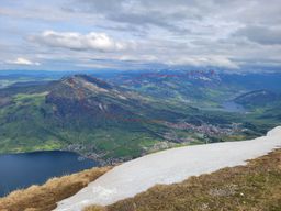 View of route from Rigi summit