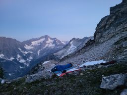 Sleeping on a nice rock